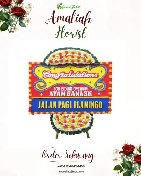 Sewa Papan Bunga Batu Engau